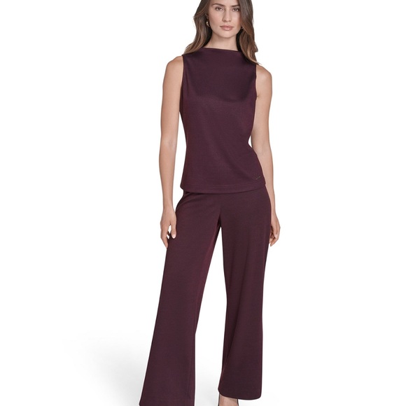 Halston Women's Sleeveless Mock Neck Pull On Top. Medium. NWT - Picture 2 of 5